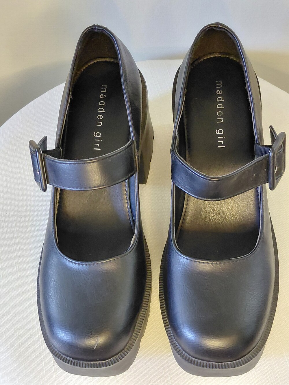Madden Girl Chunky Platform Mary Jaynes. Gently Loved. Size 9.